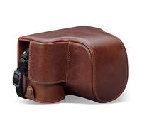 MegaGear MG1952 Ever Ready - Funda de Piel auténtica para cámara Compatible con Sony Alpha 7C, A7 C (28-60 mm), Color Negro