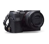 MegaGear MG1954 Ever Ready - Funda de Piel auténtica para cámara Sony Alpha 7C, Color Negro