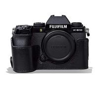 MegaGear MG1961 Ever Ready - Funda de Piel auténtica para cámara Fujifilm X-S10, Color Negro