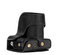 MegaGear MG576 Estuche Ever Ready, Funda de cuero, de pronto uso, con correa compatible con Fujifilm X-T30, X-T20, X-T10 (16-50mm - 18-55mm Lenses) - Negro