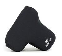 MegaGear MG656 - Funda de Neopreno con mosquetón para cámara Panasonic Lumix DMC-GX8, Color Negro