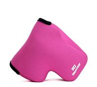 MegaGear MG758 - Funda de Neopreno Ultraligera con mosquetón para cámara Sony Cyber-Shot DSC-RX10 IV/DSC-RX10 III, Color Rosa Intenso