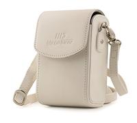 MegaGear - Panasonic Lumix DC-ZS200, TZ200, Leica C-Lux - Estuche de cuero, con correa -Blanco