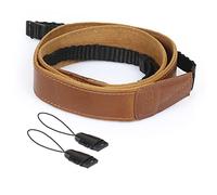 MegaGear Réflex, SLR, DSLR - Correa para cámara - De Cuero, para Hombro o Cuello Compatible con Canon, Nikon, Samsung, Olympus, Sony, Fujifilm, Panasonic