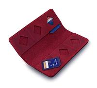 MegaGear - Tarjetero (Piel), Color Rojo