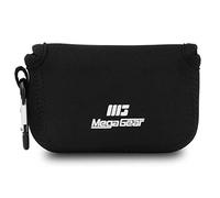 MegaGear Sony Cyber-shot DSC-HX80, DSC-HX90V Camina de neopreno ultra luz, con Carabiner-Gray - Negro