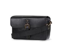 MegaGear Torres para cámaras sin Espejo, instantáneas y DSLR - Bolsa Bandolera de Cuero auténtico