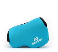 MegaGear Ultra Ligero Funda Bolsa Protector Neopreno Cámaras Réflex para Sony NEX-6, Sony NEX-7, Sony NEX-F3 con Lente 18-55mm (Azul)