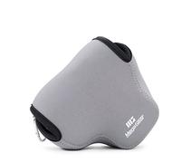 MegaGear '' Ultra Light '' Camina de Neopreno con carabinores para Sony Cyber-Shot DSC-RX10, Sony Cyber-Shot DSC-RX10 II - Gris