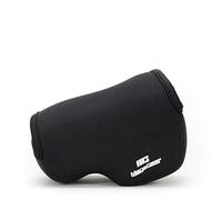 MegaGear ''Ultra Light'' Neoprene Bolsa para Cámaras on Mosquetón para Sony NEX-5TL, Sony NEX-5R, Sony NEX-3N with Sony SELP1650, Sony A5000, Sony A5100 16-50mm (Negro)