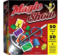 Megagic Magic Show - Juego de trucos de magia para niños a partir de 5 años| Regalo de cumpleaños para niños y niñas 5-6-7-8-10-12 | Juguete infantil con más de 100 trucos de magia e ilusiones ópticas