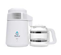 Megahome MH943TWS - Destilador de agua para encimera de 4 litros con botella de colección de polipropileno