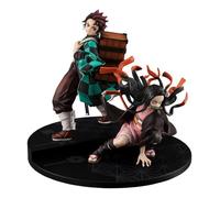 Figura megahouse serie g.e.m. demon slayer kimetsu no yaiba kamado brother & sis