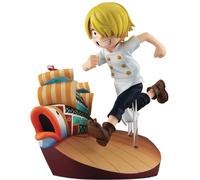 Megahouse Figura de Acción Sanji Run!Run!Run! One Piece G.E.M. Series, 12 cm, MH838187 Multicolor, Figura Coleccionable, Optima para los Fanaticos del Anime