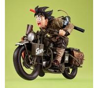 Megahouse | Figura Goku & Bike Dragon Ball Z - Desktop Real McCOYEX - MH847868 Multicolor - Figura Coleccionable, Ideal para los fanáticos del Anime Dragon Ball Z