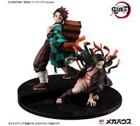 Figura megahouse serie g.e.m. demon slayer kimetsu no yaiba kamado brother & sis