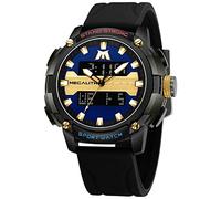MEGALITH Relojes Hombre Grande Digitale Deportivos LED Cronometro Impermeables Analógico Cuarzo Multifuncion Reloj de Pulsera Digital Hombre Alarma Calendario Luminosa