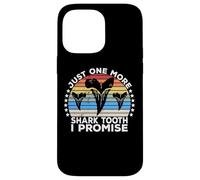 Megalodon Fossil Teeth Just One More Shark Tooth Geologist Carcasa para iPhone 14 Pro MAX