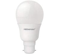 Megaman 11W GLS BC Opale Très Cálido LED Ampolla, Blanco