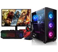 Megamania PC Gaming Intel i7 10700F (8 Núcleos up to 4,8Ghz) | 16GB DDR4 | SSD 480GB + 1TB HDD Esclavo | Nvidia GTX 1660 6GB Super OC | WiFi + Monitor LED FullHD 22" + Kit Gaming