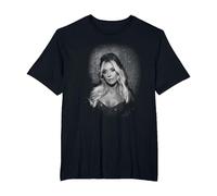 Megan Moroney Estoy Bien B&N Retrato Camiseta, Hombre Tallas Grandes, Negro, 3X Alto