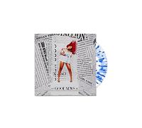 Megan Thee Stallion Good News Album on Blue-Streaked White Swirl Vinyl LP Record