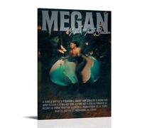 Megan Thee Stallion - Póster de paisaje fotográfico para decoración del hogar y la oficina, lienzo decorativo de papel para pared, decoración familiar moderna, marco de baño, estilo 08 x 12 pulgadas
