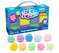 Megapack de Playfoam de los Colores del arcoíris de Learning Resources, Juegos creativos, Juguete para Hacer Manualidades, 32 Bloques, Aula y para Jugar en Grupo, Nunca se Seca, 3+