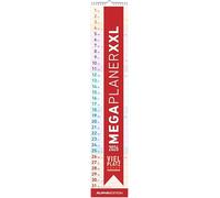 Megaplaner XXL 2026 - Streifenkalender 85×17 cm mit viel Platz für Notizen & Ferienterminen, extragroßer Wandplaner & Küchenkalender für Haushalt, Familie & Büro