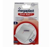 Megaplast Compressa Gasa 100% Algodón Pack 6