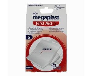 Megaplast Compressa Gasa 100% Algodón Pack 6