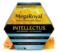 Megaroyal Intellectus con jalea real y guaraná, 20 ampollas, DietMed | Rendimiento mental - Jalea real 1000 mg - Guaraná y kola - Colina - Vitaminas B y C