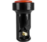 MEGASAT 0400011-SINGLE LNB Single 0,1dB Mega Solo Full HD 3D Negro/Rojo