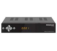 Megasat HD 350 V3 - Receptor satelital HD (DVB-S2, 2 × USB, Reproductor Multimedia, HDMI, Scart, Canales Libres, 230/12 V) - Negro