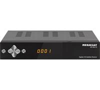 Megasat HD 350 V3 - Receptor satelital HD (DVB-S2, 2 × USB, Reproductor Multimedia, HDMI, Scart, Canales Libres, 230/12 V) - Negro