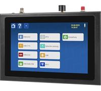 Megasat HD 7 Combo V2 - Medidor Combo con Imagen de TV en Directo - Negro | Para DVB-S DVB-S2 DVB-T DVB-T2 DVB-C DAB+ Unicable pantalla color 8,9″ táctil batería linterna