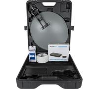 Megasat Maletín de Camping HD - Sistema Satélite Móvil (Incl. Antena parabólica, 10 m de Cable coaxial, LNB Individual, Receptor HD, Ventosa, Soporte para mástil)