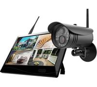 Megasat Sistema de vigilancia HS 150 - Cámara & Monitor 300 m de Alcance | Pantalla de 10,1″ grabación en tarjeta SD o disco duro