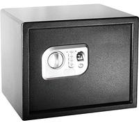 Megasat ST-30 FP - Caja fuerte con huella dactilar, volumen 26,5 l - Negro