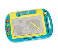 Megasketcher-Tomy Pizarra magnética de Dibujo, Gran Bloc de Escritura con Borrador motorizado mágico, Juegos de Viaje para niños a Partir de 3 años, 45 x 30 cm E73164