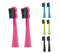 megasmile 100-184 cepillo de cabello 2 pieza(s) Negro, Rosa - Cabezal (2 pieza(s), Negro, Rosa, 3 mes(es), Sonic Black Whitening II)