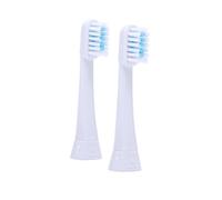 MEGASONEX MB6 Cabezal De Cepillo De Dientes Plano Medio Doble Paquete