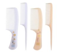 MEGAVOW 4 Piezas Cepillo Pelo Antitirones Niña, Juego de Peine y Cepillo Desenredante Cabello Húmedo y Seco, Cepillo de Masaje para Desenredar, Lindo Regalo