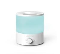 MEGAWISE Humidificador de niebla fría de 1,5 L para dormitorio, hogar, oficina y plantas, difusor de aceite esencial con salida de niebla ajustable, ultrasónico silencioso de 25 dB, hasta 10 horas,