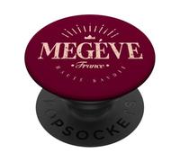 Megéve Alta Saboya Francia | Megéve France Modern PopSockets PopGrip Adhesivo