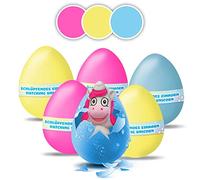 MEGGA EGG Craze Unicorn, Pack de 6 Huevos de Unicornio Juguete con Sorpresa Dentro, Huevo Unicornio para incubar en Agua, Diferentes Modelos