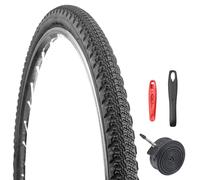 MEGHNA 1 cubierta de 700 x 42 C para bicicleta con 1 tubo ETRTO 44-622 neumáticos de repuesto para bicicleta compatible con 700 x 42 C/700 x 40 C/28 pulgadas/29 pulgadas