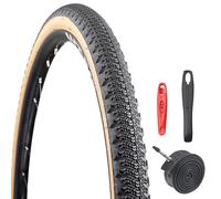 MEGHNA 1x cubierta de neumático de bicicleta 700x42C con 1x cámara ETRTO 44-622 neumático de repuesto para bicicleta compatible 700x42C/700x40C/28 pulgadas/29 pulgadas bicicleta