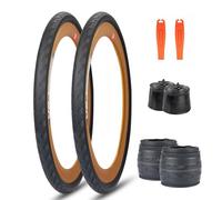 MEGHNA Neumático de bicicleta plegable de 20 pulgadas, neumático de bicicleta plegable de 20 x 1.38 pulgadas, neumático de calle (37-451 mm) para carreras de carretera, rodamiento rápido para
