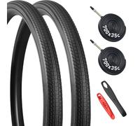 MEGHNA - Neumáticos para bicicleta (2 unidades, 700 x 28 c/32c/35 C, neumáticos de alta calidad, 28-622,32-622,35-622, 35-622, ideal para ruedas 700C (2 neumáticos+2 mangueras+2 palancas de neumáticos